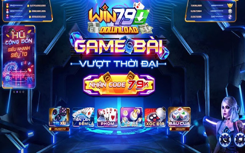 WIN79 cổng game bài đổi thưởng vượt thời gian