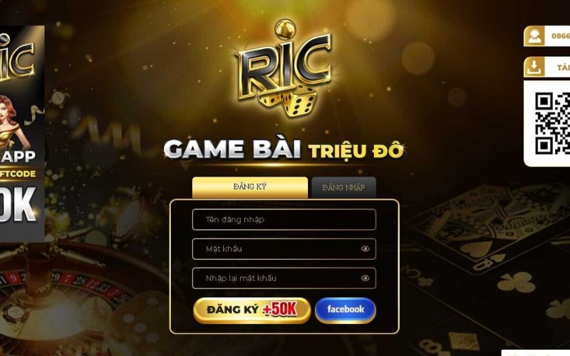Điều kiện để đăng ký thành viên của cổng game bài Ric Win là gì?